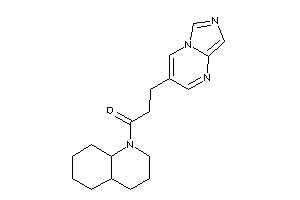 1-(3,4,4a,5,6,7,8,8a-octahydro-2H-quinolin-1-yl)-3-imidazo[1,5-a]pyrimidin-3-yl-propan-1-one