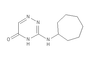 3-(cycloheptylamino)-4H-1,2,4-triazin-5-one