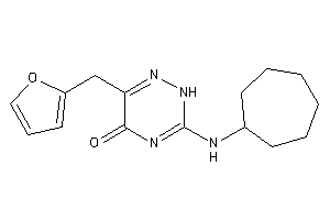 3-(cycloheptylamino)-6-(2-furfuryl)-2H-1,2,4-triazin-5-one
