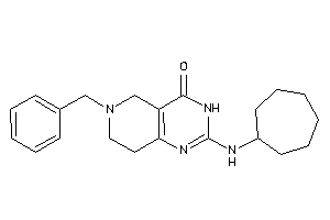 6-benzyl-2-(cycloheptylamino)-3,5,7,8-tetrahydropyrido[4,3-d]pyrimidin-4-one