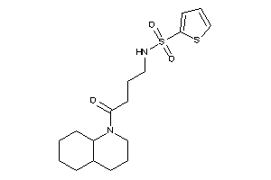 N-[4-(3,4,4a,5,6,7,8,8a-octahydro-2H-quinolin-1-yl)-4-keto-butyl]thiophene-2-sulfonamide