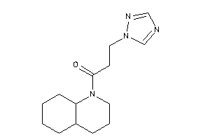 1-(3,4,4a,5,6,7,8,8a-octahydro-2H-quinolin-1-yl)-3-(1,2,4-triazol-1-yl)propan-1-one