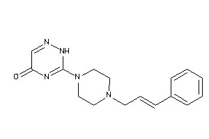 3-(4-cinnamylpiperazino)-2H-1,2,4-triazin-5-one