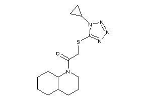 1-(3,4,4a,5,6,7,8,8a-octahydro-2H-quinolin-1-yl)-2-[(1-cyclopropyltetrazol-5-yl)thio]ethanone