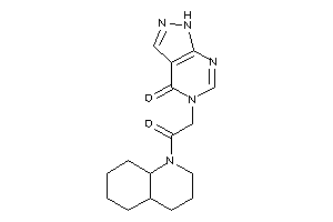 5-[2-(3,4,4a,5,6,7,8,8a-octahydro-2H-quinolin-1-yl)-2-keto-ethyl]-1H-pyrazolo[3,4-d]pyrimidin-4-one