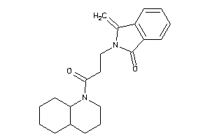 2-[3-(3,4,4a,5,6,7,8,8a-octahydro-2H-quinolin-1-yl)-3-keto-propyl]-3-methylene-isoindolin-1-one