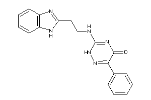 3-[2-(1H-benzimidazol-2-yl)ethylamino]-6-phenyl-2H-1,2,4-triazin-5-one