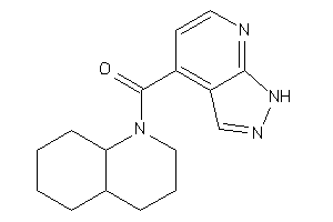 3,4,4a,5,6,7,8,8a-octahydro-2H-quinolin-1-yl(1H-pyrazolo[3,4-b]pyridin-4-yl)methanone