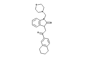 3-(2-keto-2-tetralin-6-yl-ethyl)-1-(morpholinomethyl)oxindole