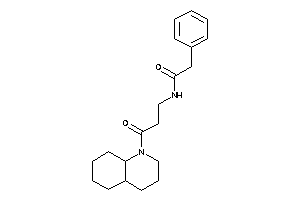 N-[3-(3,4,4a,5,6,7,8,8a-octahydro-2H-quinolin-1-yl)-3-keto-propyl]-2-phenyl-acetamide