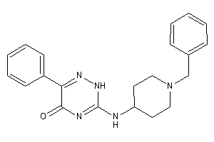 3-[(1-benzyl-4-piperidyl)amino]-6-phenyl-2H-1,2,4-triazin-5-one