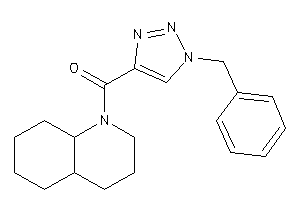 3,4,4a,5,6,7,8,8a-octahydro-2H-quinolin-1-yl-(1-benzyltriazol-4-yl)methanone