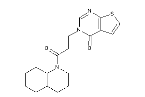 3-[3-(3,4,4a,5,6,7,8,8a-octahydro-2H-quinolin-1-yl)-3-keto-propyl]thieno[2,3-d]pyrimidin-4-one