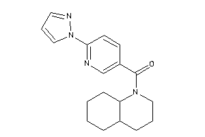 3,4,4a,5,6,7,8,8a-octahydro-2H-quinolin-1-yl-(6-pyrazol-1-yl-3-pyridyl)methanone