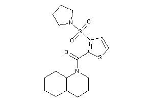 3,4,4a,5,6,7,8,8a-octahydro-2H-quinolin-1-yl-(3-pyrrolidinosulfonyl-2-thienyl)methanone