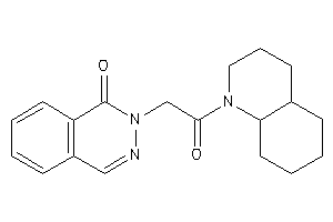 2-[2-(3,4,4a,5,6,7,8,8a-octahydro-2H-quinolin-1-yl)-2-keto-ethyl]phthalazin-1-one