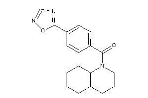 3,4,4a,5,6,7,8,8a-octahydro-2H-quinolin-1-yl-[4-(1,2,4-oxadiazol-5-yl)phenyl]methanone