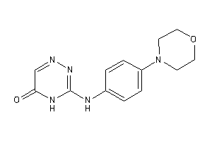 3-(4-morpholinoanilino)-4H-1,2,4-triazin-5-one