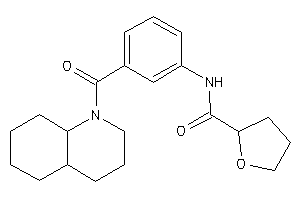 N-[3-(3,4,4a,5,6,7,8,8a-octahydro-2H-quinoline-1-carbonyl)phenyl]tetrahydrofuran-2-carboxamide