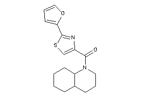 3,4,4a,5,6,7,8,8a-octahydro-2H-quinolin-1-yl-[2-(2-furyl)thiazol-4-yl]methanone