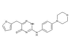 6-(2-furfuryl)-3-(4-morpholinoanilino)-2H-1,2,4-triazin-5-one