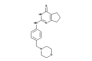 Image of 2-[4-(morpholinomethyl)anilino]-3,5,6,7-tetrahydrocyclopenta[d]pyrimidin-4-one
