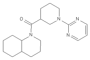 3,4,4a,5,6,7,8,8a-octahydro-2H-quinolin-1-yl-[1-(2-pyrimidyl)-3-piperidyl]methanone