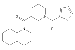 3,4,4a,5,6,7,8,8a-octahydro-2H-quinolin-1-yl-[1-(2-thenoyl)-3-piperidyl]methanone