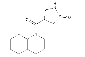 4-(3,4,4a,5,6,7,8,8a-octahydro-2H-quinoline-1-carbonyl)-2-pyrrolidone