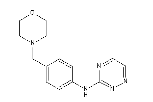 [4-(morpholinomethyl)phenyl]-(1,2,4-triazin-3-yl)amine