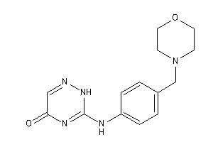 3-[4-(morpholinomethyl)anilino]-2H-1,2,4-triazin-5-one