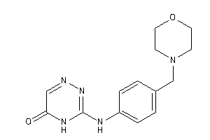 3-[4-(morpholinomethyl)anilino]-4H-1,2,4-triazin-5-one