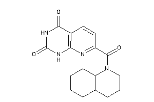 7-(3,4,4a,5,6,7,8,8a-octahydro-2H-quinoline-1-carbonyl)-1H-pyrido[2,3-d]pyrimidine-2,4-quinone