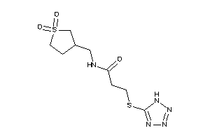 N-[(1,1-diketothiolan-3-yl)methyl]-3-(1H-tetrazol-5-ylthio)propionamide