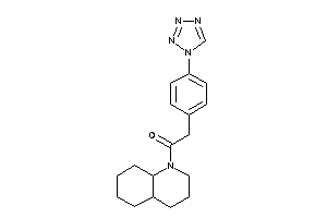 1-(3,4,4a,5,6,7,8,8a-octahydro-2H-quinolin-1-yl)-2-[4-(tetrazol-1-yl)phenyl]ethanone