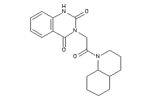 3-[2-(3,4,4a,5,6,7,8,8a-octahydro-2H-quinolin-1-yl)-2-keto-ethyl]-1H-quinazoline-2,4-quinone