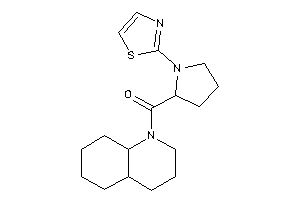 3,4,4a,5,6,7,8,8a-octahydro-2H-quinolin-1-yl-(1-thiazol-2-ylpyrrolidin-2-yl)methanone