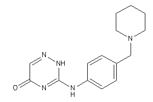 3-[4-(piperidinomethyl)anilino]-2H-1,2,4-triazin-5-one