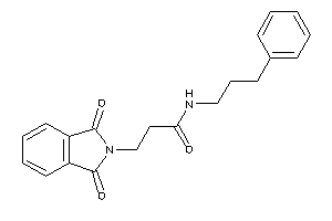 N-(3-phenylpropyl)-3-phthalimido-propionamide