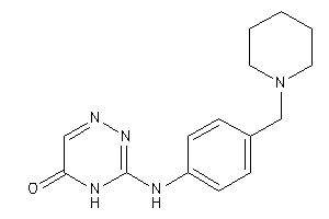 3-[4-(piperidinomethyl)anilino]-4H-1,2,4-triazin-5-one