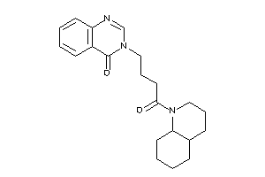 3-[4-(3,4,4a,5,6,7,8,8a-octahydro-2H-quinolin-1-yl)-4-keto-butyl]quinazolin-4-one