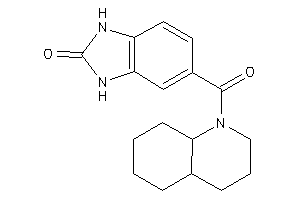 5-(3,4,4a,5,6,7,8,8a-octahydro-2H-quinoline-1-carbonyl)-1,3-dihydrobenzimidazol-2-one