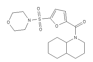 3,4,4a,5,6,7,8,8a-octahydro-2H-quinolin-1-yl-(5-morpholinosulfonyl-2-furyl)methanone