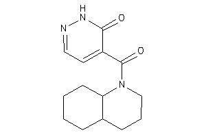 5-(3,4,4a,5,6,7,8,8a-octahydro-2H-quinoline-1-carbonyl)-1H-pyridazin-6-one