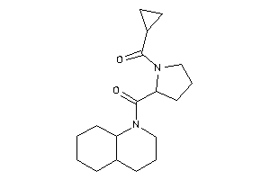 [2-(3,4,4a,5,6,7,8,8a-octahydro-2H-quinoline-1-carbonyl)pyrrolidino]-cyclopropyl-methanone