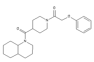 1-[4-(3,4,4a,5,6,7,8,8a-octahydro-2H-quinoline-1-carbonyl)piperidino]-2-phenoxy-ethanone