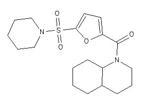 3,4,4a,5,6,7,8,8a-octahydro-2H-quinolin-1-yl-(5-piperidinosulfonyl-2-furyl)methanone