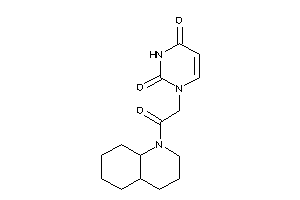 1-[2-(3,4,4a,5,6,7,8,8a-octahydro-2H-quinolin-1-yl)-2-keto-ethyl]pyrimidine-2,4-quinone