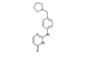 2-[4-(pyrrolidinomethyl)anilino]-1H-pyrimidin-6-one