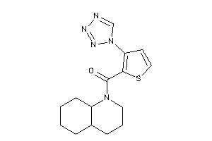 3,4,4a,5,6,7,8,8a-octahydro-2H-quinolin-1-yl-[3-(tetrazol-1-yl)-2-thienyl]methanone